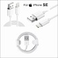 Preview: iPhone SE Lightning auf USB Kabel 1m Ladekabel